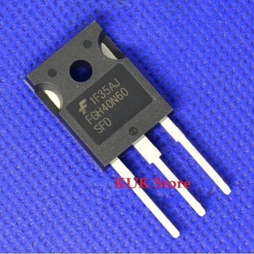 Original 100% NEW FGH40N60SFD FGH40N60 SFD FGH40N60SFDTU 600V 40A IGBT TO-247 50PCS/LOT
