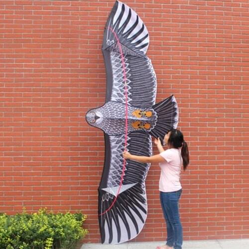 Outdoor Fun Sport Toys 3.6 m LED Power Large Brand Huge Eagle Animal Kite Ripstop Nylon Big For Adults Good Flying