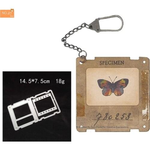 Cutting Dies 2021 New Arrival Card Slot Metal Stencil for DIY Scrapbooking Paper Card Making Embossing Craft Dies