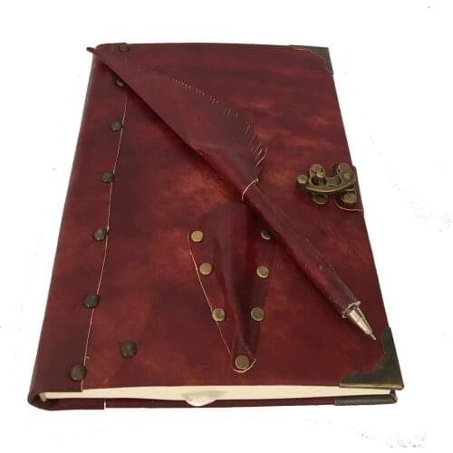 Handmade Log Moment Souvenir Book-Big size-Pen