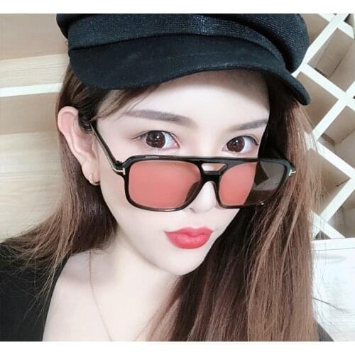 New Fashion Cool Square Style Tint Ocean Lens Sunglasses Vintage T Metal Brand Design Sun Glasses Oculos De Sol