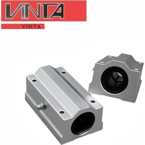 Lengthened Box-type slider Straight Motion ball bearing block SC10 12 13 16 20 25 30 35 40 50 60LUU pillow linear Slide Bearing