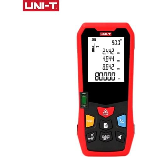 UNI-T Laser Distance Meters LM40 LM60 LM80 LM45E Laser Rangefinder Electronic Ruler with Large LCD