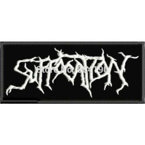 EMBROIDERED PATCH DEATH Music Band IRON On APPLIQUE Rock Punk Badge