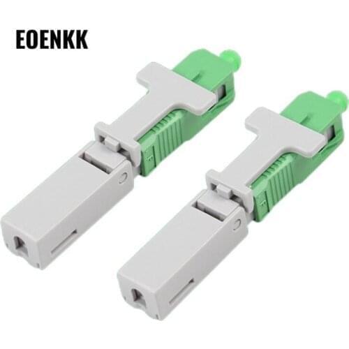 SC/APC Accelerated Connector For Optical Fiberftthfiber Cold Connector Household Fiber Fast Connector Telecom-grade CE