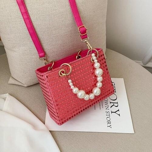 Pearl Women Purse Small Bags For Women 2020 Purses And Handbags Luxury Designer Shoulder Bag High Quality Ladies Crossbody Bag
