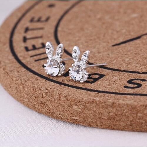 Earrings For Women Pearl Cute Fashion Girls Animal Jewelry Trend Rabbit Flower Heart Fruit Cherry Butterfly Classic