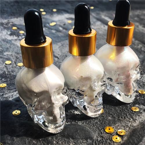 Skull Liquid Highlighter Illuminator Contour Makeup Face Brightener Concealer Highlighter Primer Bronzer Face Cosmetic