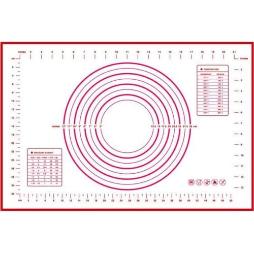 1pcs 40 x 60cm Silicone Pan Rolling Dough Pastry Pan Pad Dough kneading pad Non-stick pad Promotion