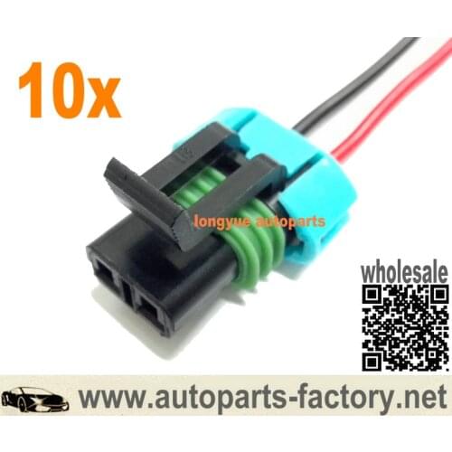 Longyue 10pcs 2 Way Metri Pack 280 Connector Pigtail Female