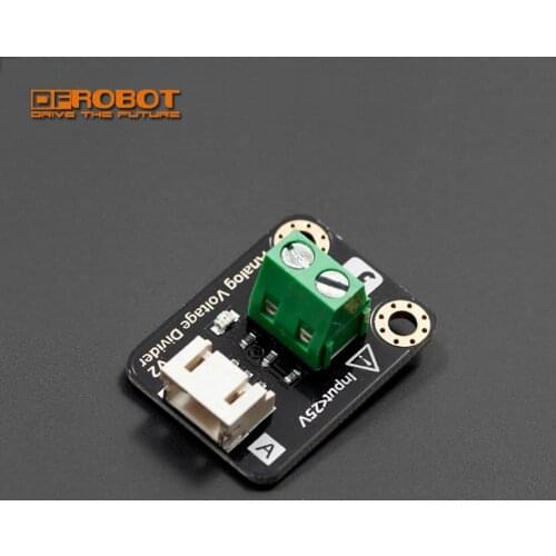 2pcs/lot DFRobot Gravity Analog Voltage Divider detection module V2 Support detection 0.0245V to 25V compatible with arduino