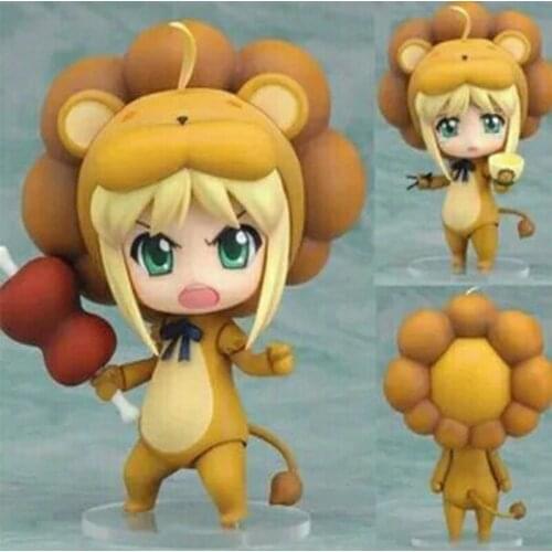 Anime Fate Night 10cm Figurine Saber Lily Collectible PVC Action Model Toy Gifts Children Pet Mini Kawaii Desktop Pop