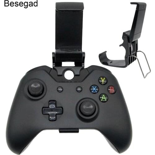 Besegad Universal Adjustable Mobile Phone Mount Bracket Holder Stand Clip Clamps for Microsoft Xbox One XboxOne Controllers