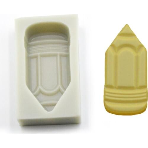 Childrens toy pencil fondant cake silicone mold chocolate cookies candy mold biscuit silicone mold