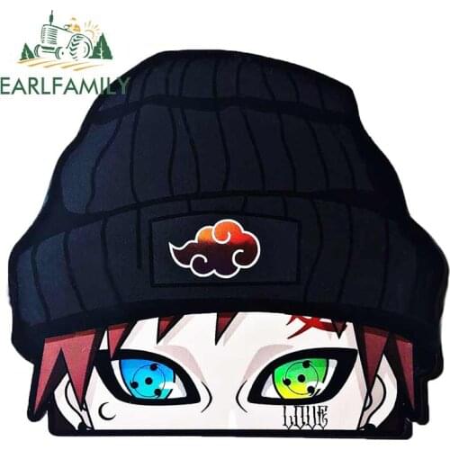 EARLFAMILY 13cm x 11.5cm for Gaara Peeker Anime Peeking Motorcycle Car Bumper Window Decal Vinyl Car Sticker Graffiti Stickers