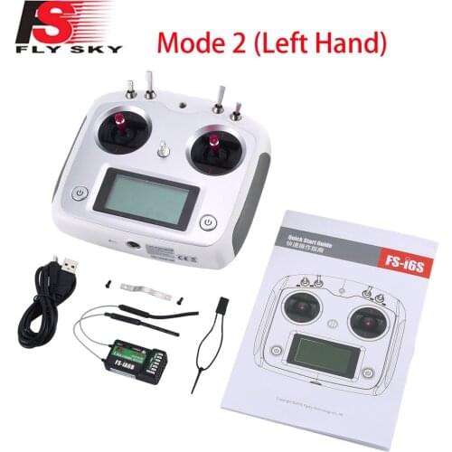 FLYSKY FS-i6S I6S 2.4G 10 Channel AFHDS 2A Transmitter IA6B Receiver For RC Airplane FPV Racing Drones