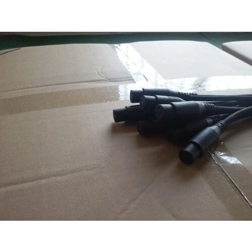 Hot 5pcs/lot 16.4ft/ 5 meters length 3 pin signal connection DMX cable for stage light, stage light accessories led par cable