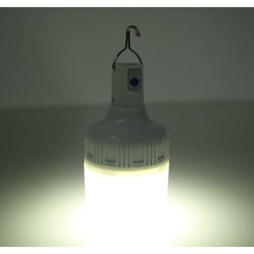 Portable 80W LED Solar Lights 3 Modes Adjustable Emergency Lamp Bulb Solar Power LED Waterproof Easy Installation for Outdoor