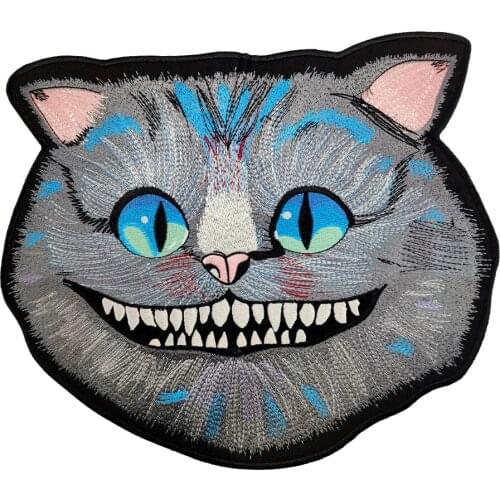 Cat Cartoon Embroidery Patch for DIY Clothing Iron on Appliqued Logo for T-shirt Jacket Accessories Sticker Garment Decoration