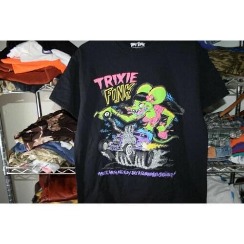 Rat Fink Ed Roth 2008 T Shirt MenS Large Trixie Fink