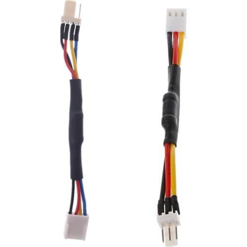 PC Case Fan RPM 3/4 Pin Speed Reduction Silent Connector Resistor Cable Quiet Mode Fan Silent Mode Connector