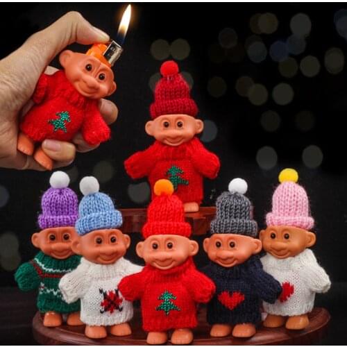 Portable Lighter Silicone Protective Shell cute Giant Doll Lighter Case Anti Fall lovely Lighter Protector Cover funda Capa