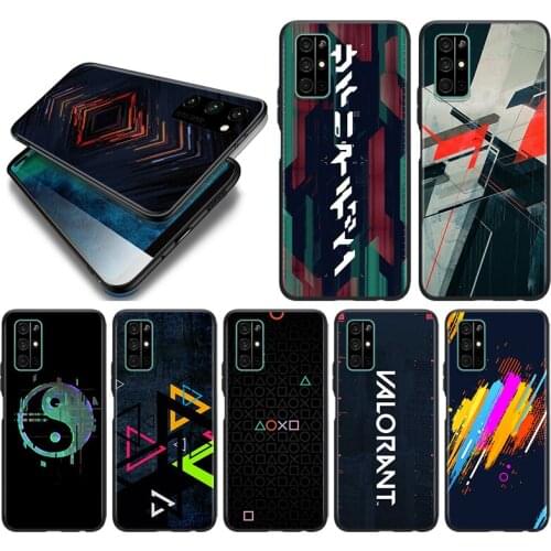 ESports Game Gaming Striped Art For Huawei Honor 10i 10 9C 9A RU 9X 9N 9S 9 Pro Lite Play 3E V9 Black Silicone Phone Case