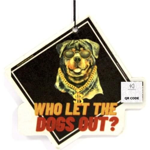 Turkish/english Written Lemon Scented Dog Figures Auto Carton Car Smell Decorative Auto Fragrance Turkey Shipping