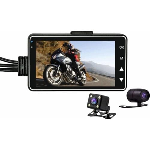 SE300 Motorcycle DVR Front+Rear View Dash Camera Motorcycle Dash Cam Video Recorder Front Rear View Waterproof Motorcycle Camera
