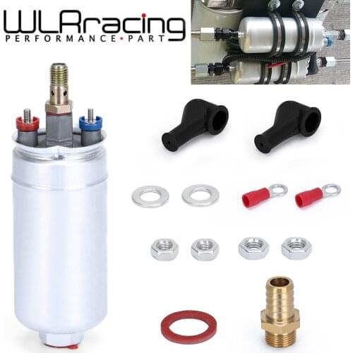 WLR RACING - TOP QUALITY External Fuel Pump 044 OEM: 0580 254 044 Poulor 300lph come with white pack WLR-FPB044