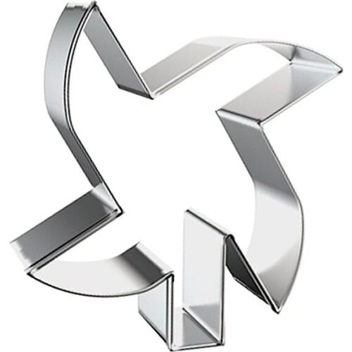 1pc Children Pinwheel Shape Cookie Cutter Stainless Steel Biscuit Mold DIY Baking Tools