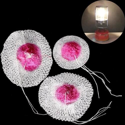 10pcs 65/85/100mm Gas Lantern Mantle Kerosene Gas Lamp Cover Durable Mesh Mantle