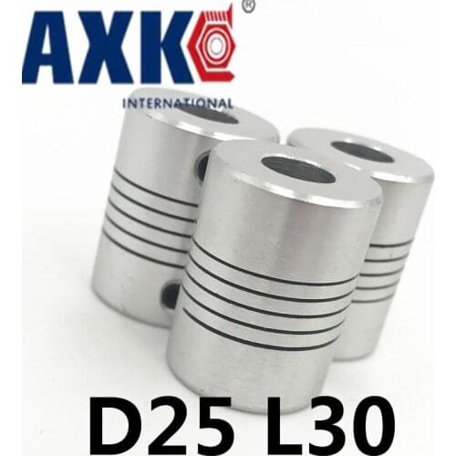 2pcs 6x12mm Shaft Coupler Flexible Coupling 6mm To 12mm D25 L30 For 3d Printer Stepper Motor