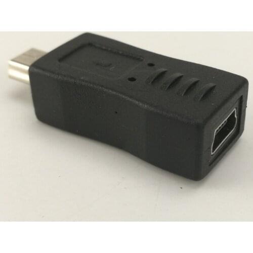 200pcs/lot Mini USB Elbow Male To Female 90 Degree Adapter Left Angle Mini USB 5pin Extended Adapter