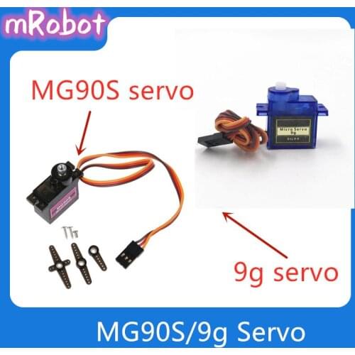 4pcs MG90S 9g Metal Gear Digital Micro Servos 9g For Robot Arm 450 RC Robot Helicopter Plane Boat RC Car Gripper Clamp Toy