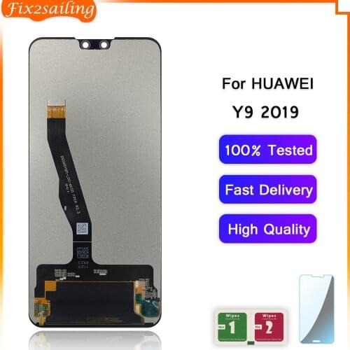 AAA Quality Full LCD DIsplay+Touch Screen Digitizer Assembly For Huawei Y9 2019 JKM-LX1 JKM-LX2 JKM-LX3