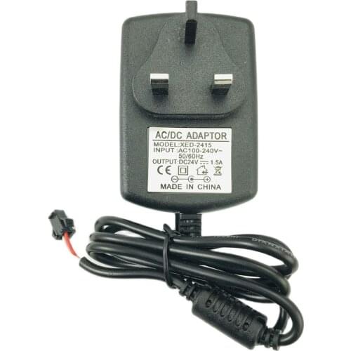 UK Standard 24V 1.5A Power Supply for our US211M controller SM2.54 Plug