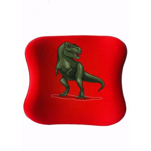 Custog Memory Foam Kids-Young Visco Waist Support Back Pillow For Study Chair Orthopedic Health Care Pad Dinosaur