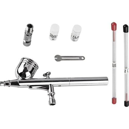 Double-action Trigger body paint Airbrush Nail makeup air brush kit temporary tattoo art spray gun for Face painting SP470T