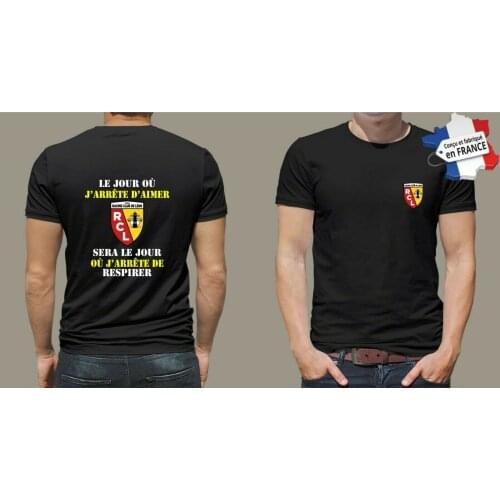 T-Shirt Personnalisé Foot Rcl Racing Club De Lens Lensois P084
