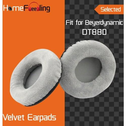 Homefeeling Earpads for Beyerdynamic DT880 Headphones Earpad Cushions Covers Velvet Ear Pad Replacement