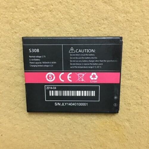 Jinsuli 10PCS/LOT 2000mAh Cubot S308 Battery Batterie Bateria AKKU Accumulator PIL Cell Phone