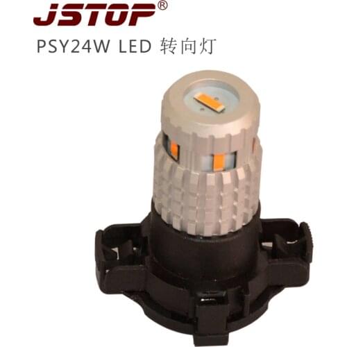 JSTOP 1860SMD LED car light Psy24W canubs NO error Amber lamp For Front Turn Signal Lights No Hyper Flash No Resistor Required
