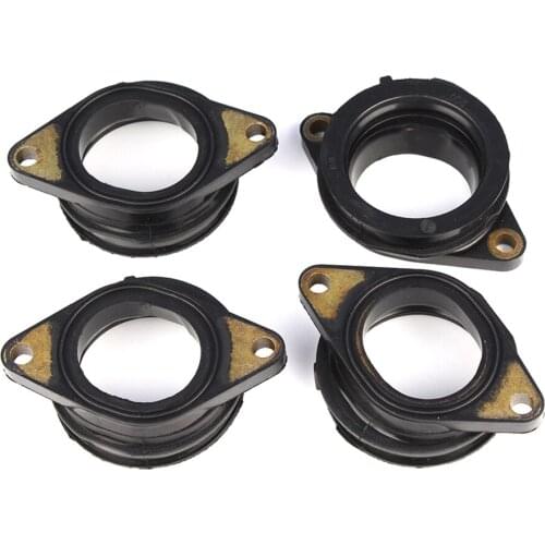 Carburetor Interface Intake Manifold Adapter Joint Boots Set For Yamaha R6 RaceBase 2006-2011/2016 & YZF R6 YZF600 R6 2006-2017