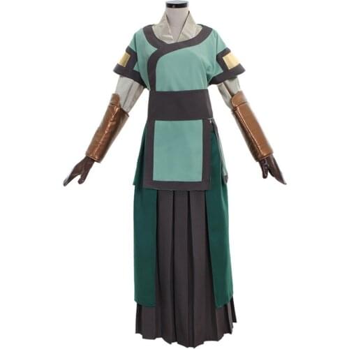 Cosplaydiy Avatar The Last Airbender Kyoshi Cosplay Costume Halloween Women Suit L320