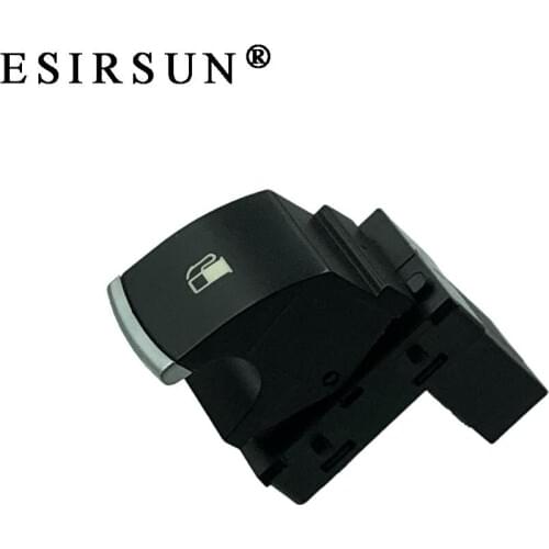 Esirsun Fuel Tank Oil Cap Release Key Switch Button Fit For VW Jetta MK5 Golf MK5 Rabbit Touran 1KD959833 1KD 959 833 1T0959833