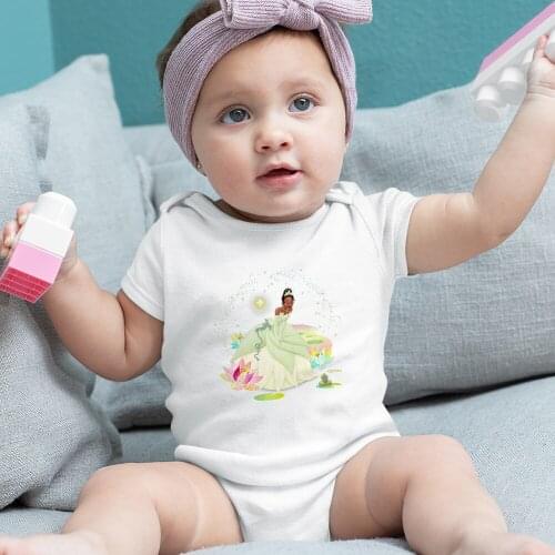 Disney Summer New Products Toddler Romper O-Neck Four Seasons Short Sleeve Color Baby Girl Boy Onesie 0-24M Comfortable Outdoor