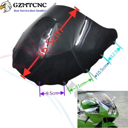 Windshield Windscreen For Kawasaki ZXR750 1993-1994-1995 Motorcycle Accessories Visor Viser Deflectors ZXR 750 93 94 95 Wind