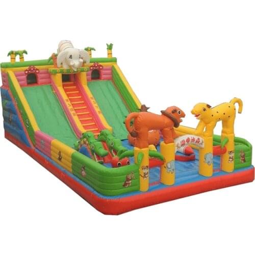 Inflatable slide,kids inflatable playground for amusemen park,inflatable fun city