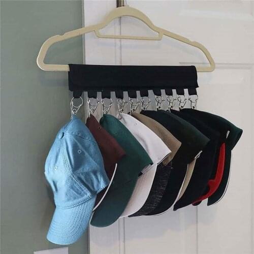 Portable Unique Wear-resistant Flannel Organizer Holder Clip Stainless Steel Clothes Storage Clip Foldable for Hotel